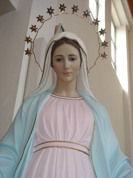 Statua della Beata Vergine Maria a Tihajlin a pochi chilometri da Međugorje